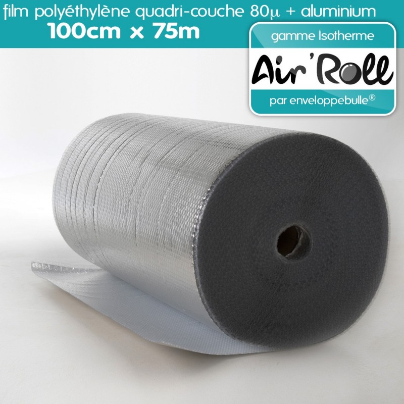 Rouleau papier bulle - 100 cm x 50 m - diamètre bulle 10mm