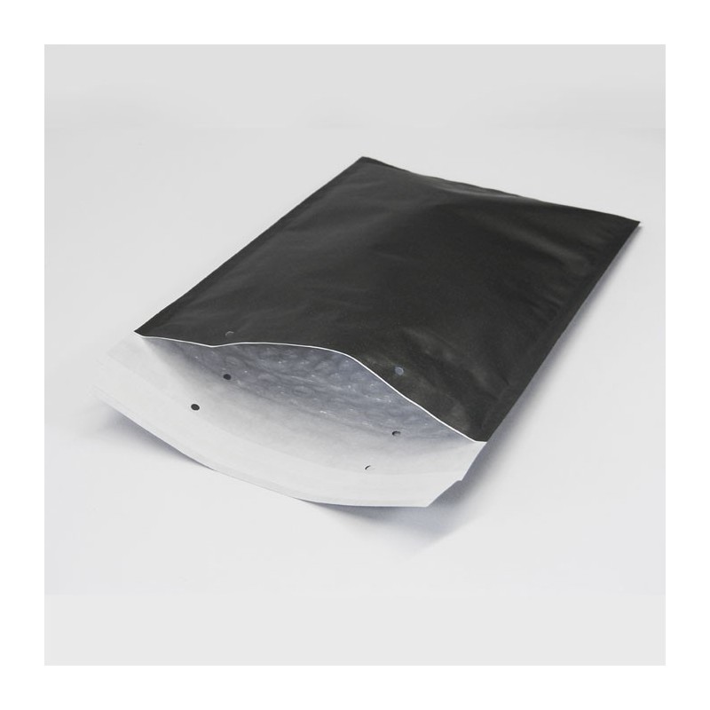 Enveloppes à bulles ECO D/4 NOIRES format 180x260 mm