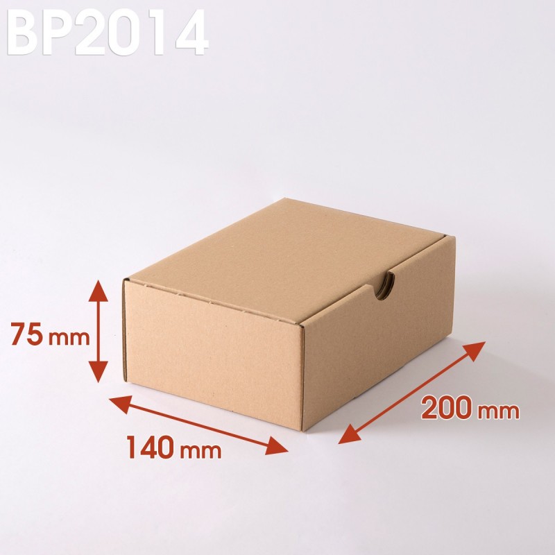 Boîte postale brune 200x140x75 mm 