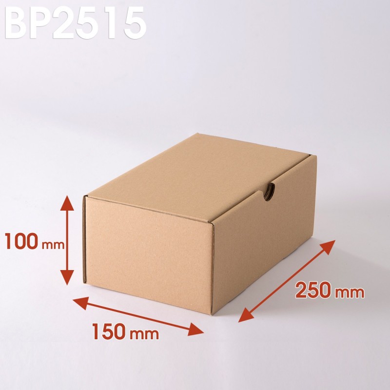 Boîte postale brune 250x150x100 mm 