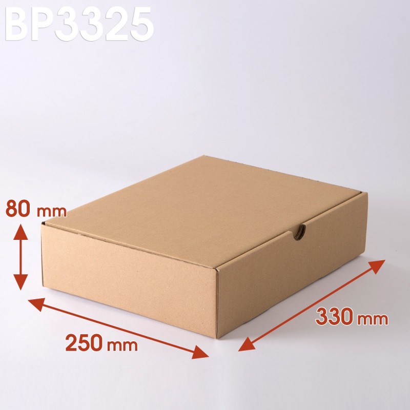 Boîte postale brune 330x250x80 mm 