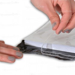 Enveloppes plastiques blanches opaques 225x325 mm