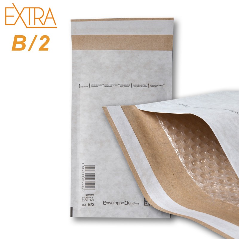 2 Format Intérieur 120x215mm Qualité PRO Lots D'enveloppes à Bulles Taille B 
