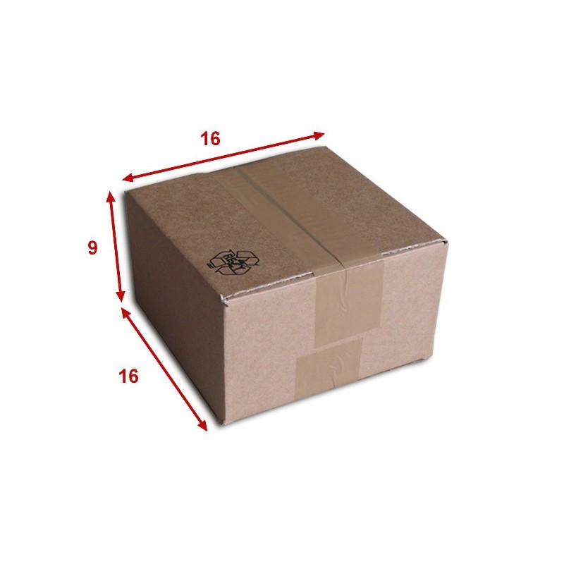 Boîte carton (N°3) format 160x160x90 mm 