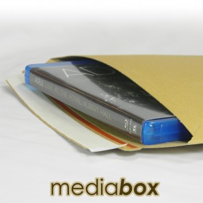 Enveloppe carton MEDIA-BOX pour 1 DVD / BLURAY