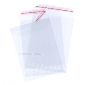 Sachets plastiques AUTOCOLLANTS 165x220mm standard 50µ