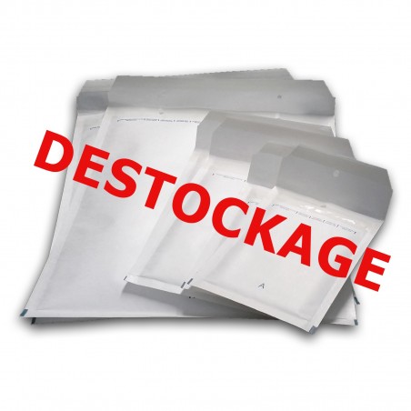 Déstockage 1000 enveloppes à bulles