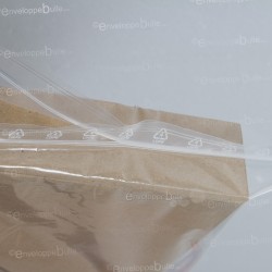 Sachets plastiques à fermeture ZIP 180x250mm standard 50µ