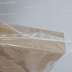 Sachets plastiques à fermeture ZIP 220x310mm standard 50µ