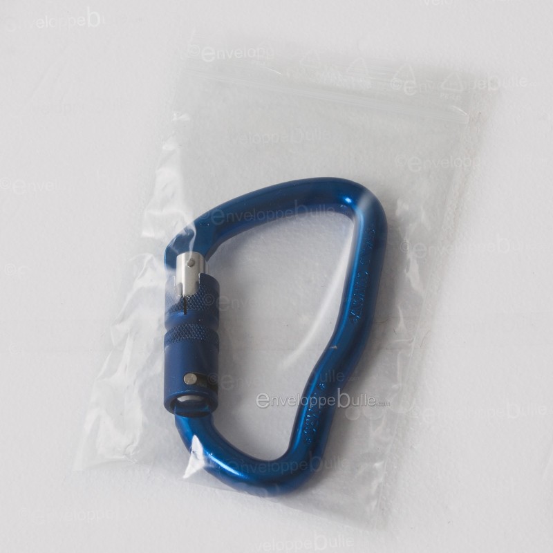 Sachets plastiques à fermeture ZIP 100x150mm  avec trou de suspension