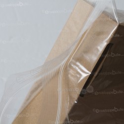 Sachets plastiques à fermeture ZIP 120x170mm  + 3 bandes blanches
