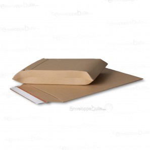 Enveloppe carton B-Box 1 MARRON format 176x250 mm 