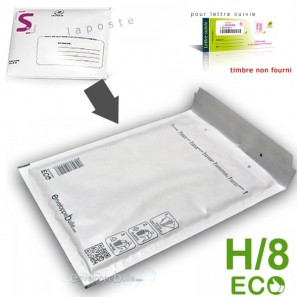 Enveloppes à bulles ECO H/8 format 270x3600 mm lettre suivie la poste