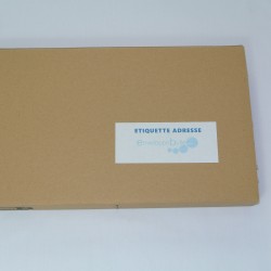 Planches A4 de 14 étiquettes autocollantes 10,5 x 4,25 cm - spéciales ADRESSE