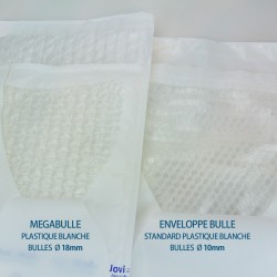 Enveloppes MEGABULLE plastiques E/5 format 220x260 mm