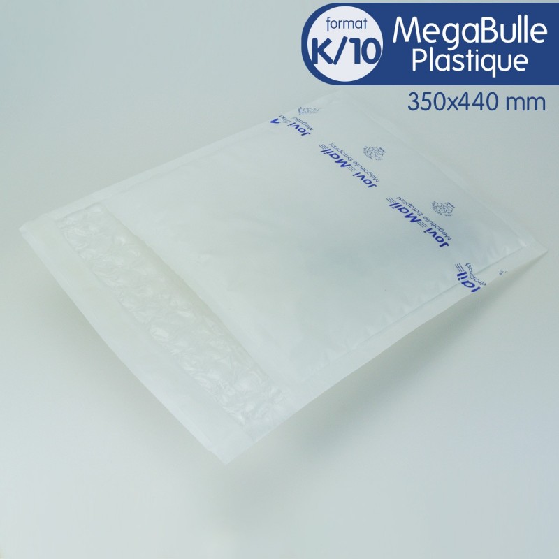 Enveloppes MEGABULLE plastiques H/8 format 270x360 mm