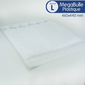 Enveloppes MEGABULLE plastiques L format 460x440 mm