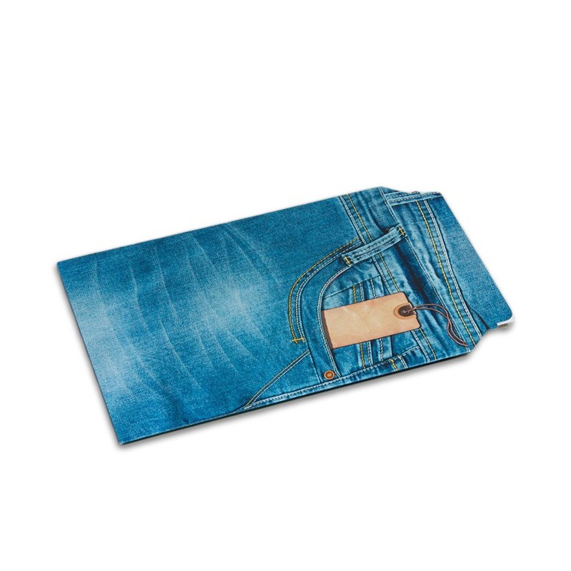 Enveloppe carton B-Box 4 imprimée JEANS format 250x353 mm 