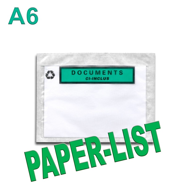 "Documents ci-inclus" PAPER-LIST" A6