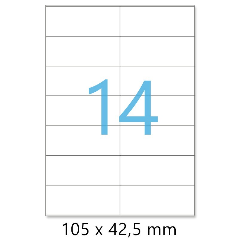 Lot de 50 Planches A4 d'étiquettes autocollantes pour imprimer les