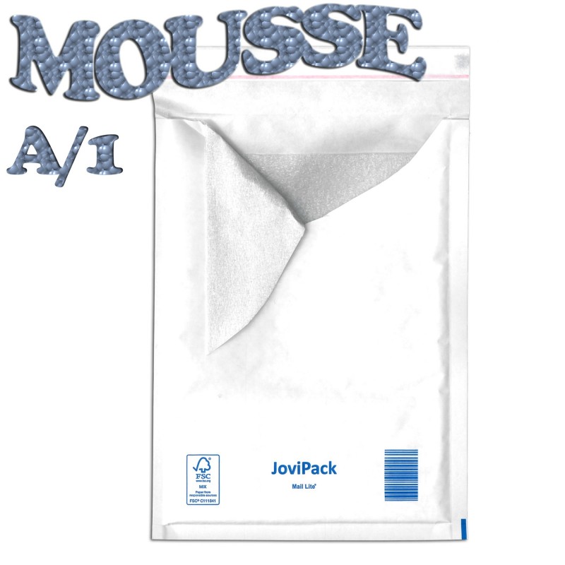 Enveloppes matelassées MOUSSE A/1 format 110x160 mm