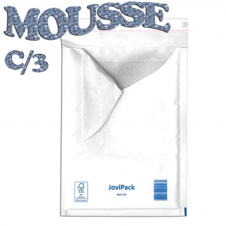 Enveloppes matelassées MOUSSE C/3 format 150x210 mm