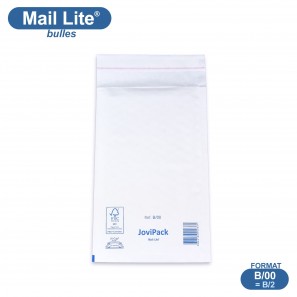 Enveloppes à bulles MAIL LITE blanches B/00 format 120x210 mm [type B/2]
