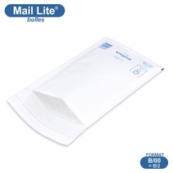Enveloppes à bulles MAIL LITE blanches B/00 format 120x210 mm [type B/2]