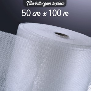 Rouleau bulles d'air GAIN DE PLACE 50cm x 100m