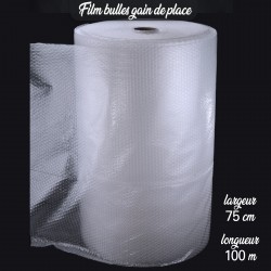 Rouleau bulles d'air GAIN DE PLACE 75cm x 100m