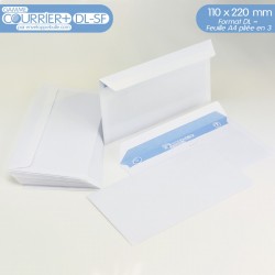 Enveloppes blanches DL gamme Courrier+ DL-SF