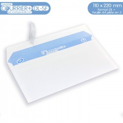 Enveloppes blanches DL gamme Courrier+ DL-SF