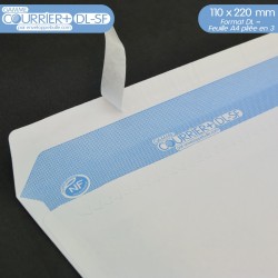 Enveloppes blanches DL gamme Courrier+ DL-SF