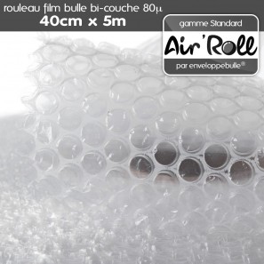 Rouleau de film bulle d'air 40cm x 5m