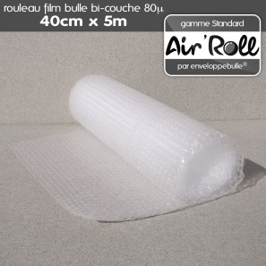 Rouleau de film bulle d'air 40cm x 5m