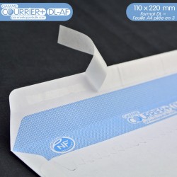 Enveloppes blanches DL avec fenêtre gamme Courrier+ DL-AF