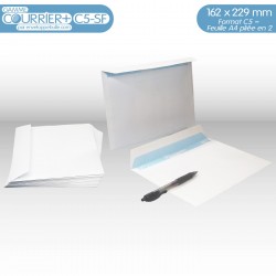 Enveloppes blanches C5 gamme Courrier+ C5-SF