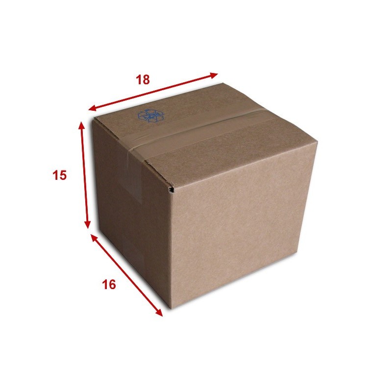 simple cannelure 10 boîtes emballages cartons  n° 05-180x160x150 mm 