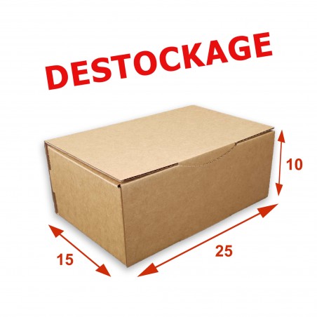 DESTOCKAGE - Boîte postale brune 250x150x100 mm