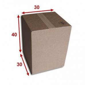 Boîte carton (N°32B) format 300x300x400 mm 