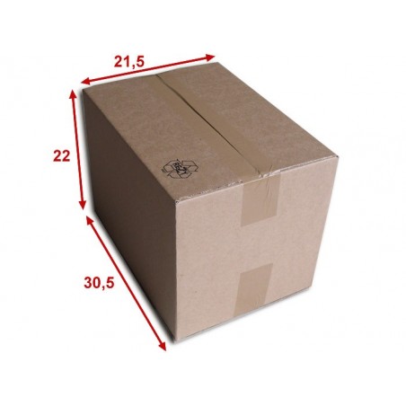 Boîte carton (N°37) format 305x215x220 mm 