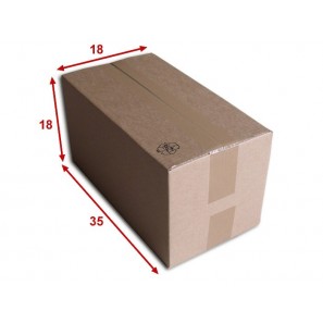 Boîte carton (N°44) format 350x180x180 mm 