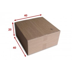 Boîte carton (N°54) format 400x400x200 mm 