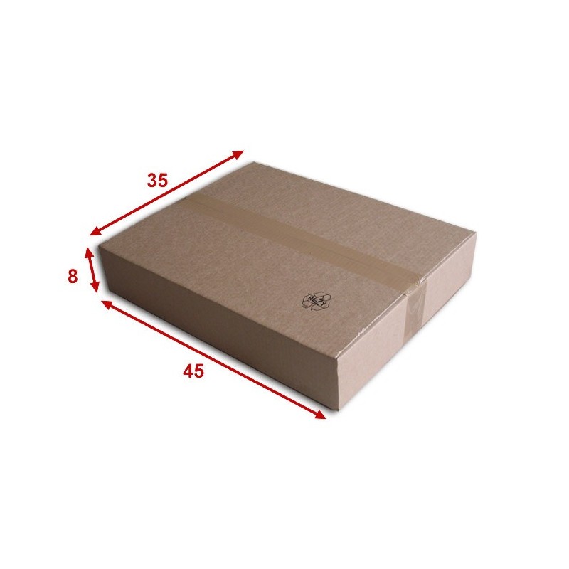 Boîte carton (N°57) format 450x350x80 mm 