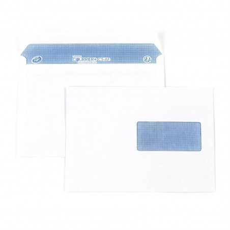 Enveloppes blanches C5 avec FENÊTRE gamme Courrier+ C5-AF