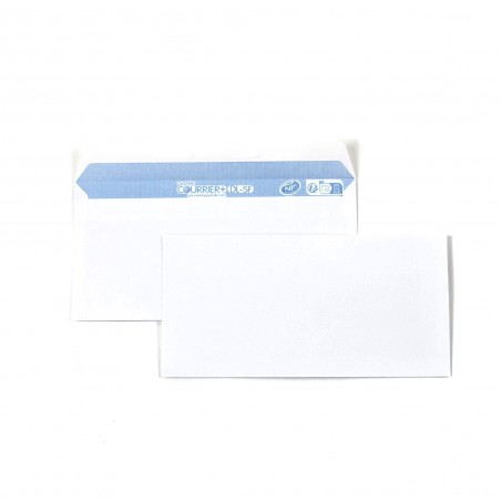 Enveloppes blanches DL gamme Courrier+ DL-SF