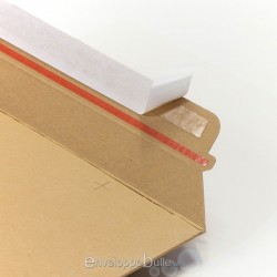 Enveloppe carton B-Box 4 MARRON format 250x353 mm 