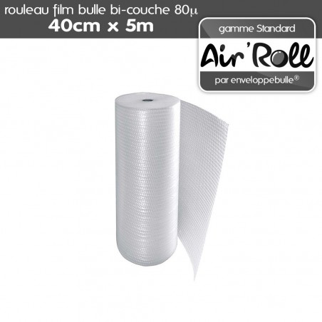 Rouleau de film bulle d'air 40cm x 5m