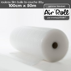 Rouleau de film bulle d'air 1m x 50m