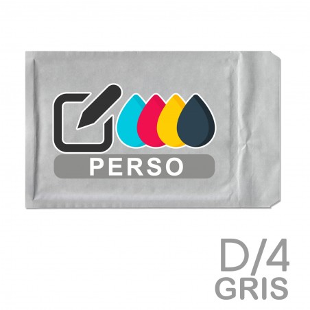 Enveloppes à bulles D/4 GRIS 180x260mm